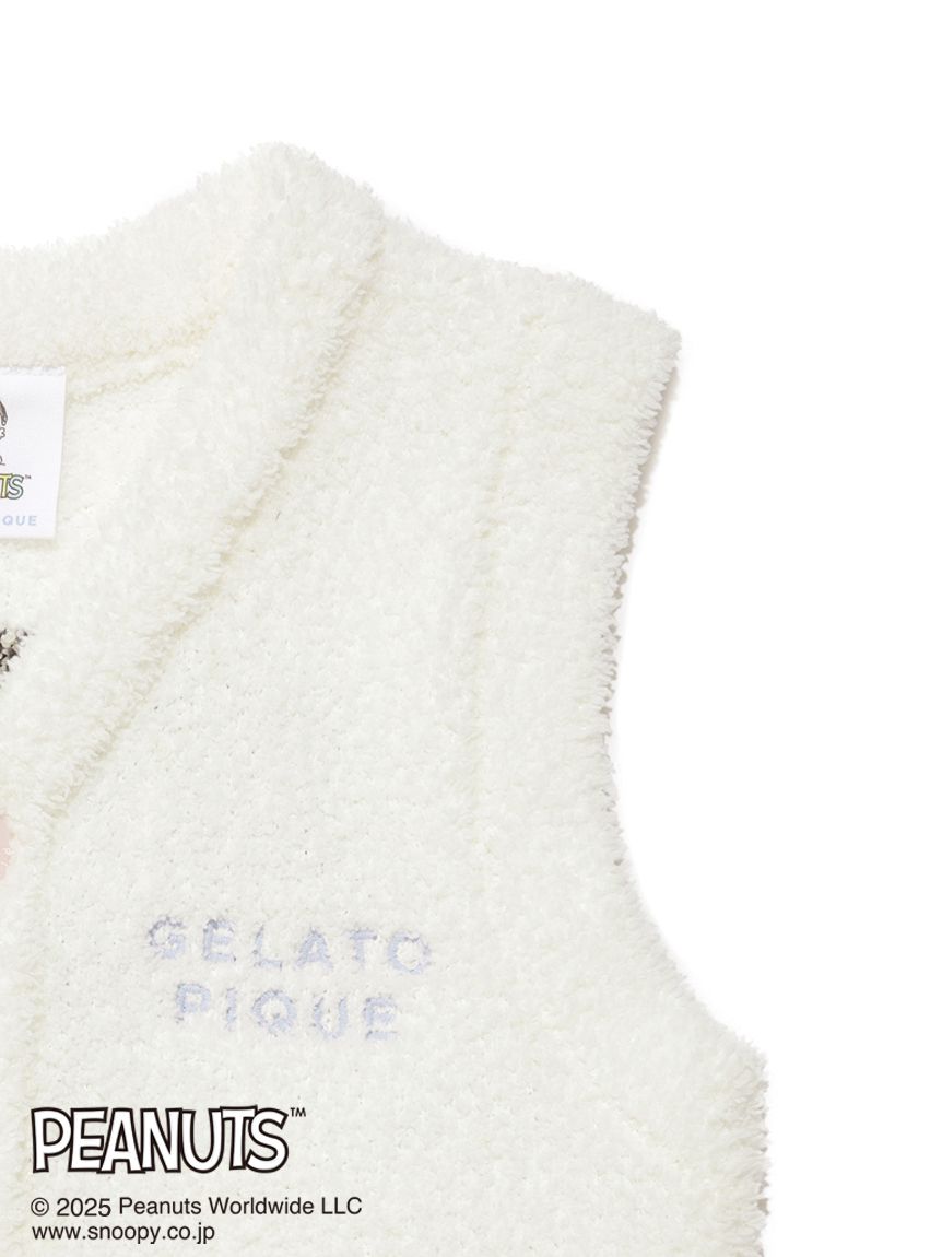 PEANUTS PUPPIES】【KIDS】ベビモコベスト(パーカ)｜ルームウェア