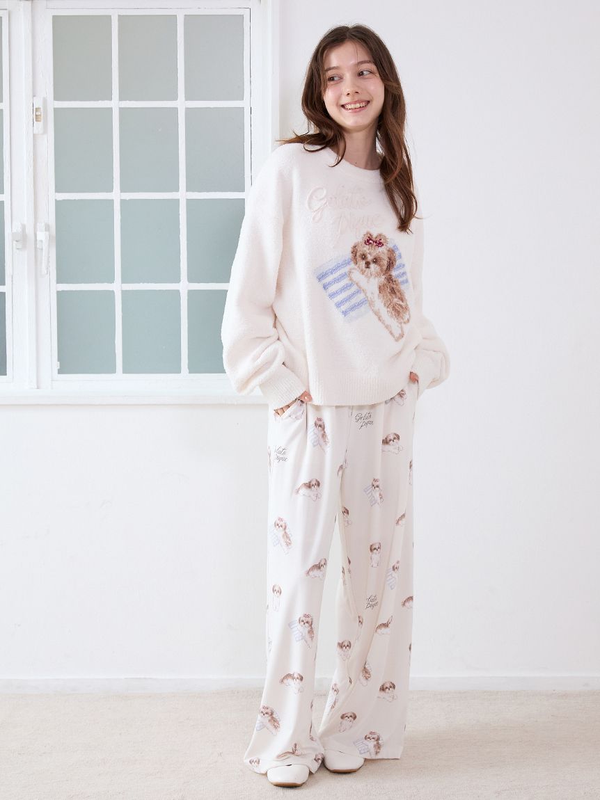 シーズージャガードプルオーバー(ニットプルオーバー)｜ルームウェア