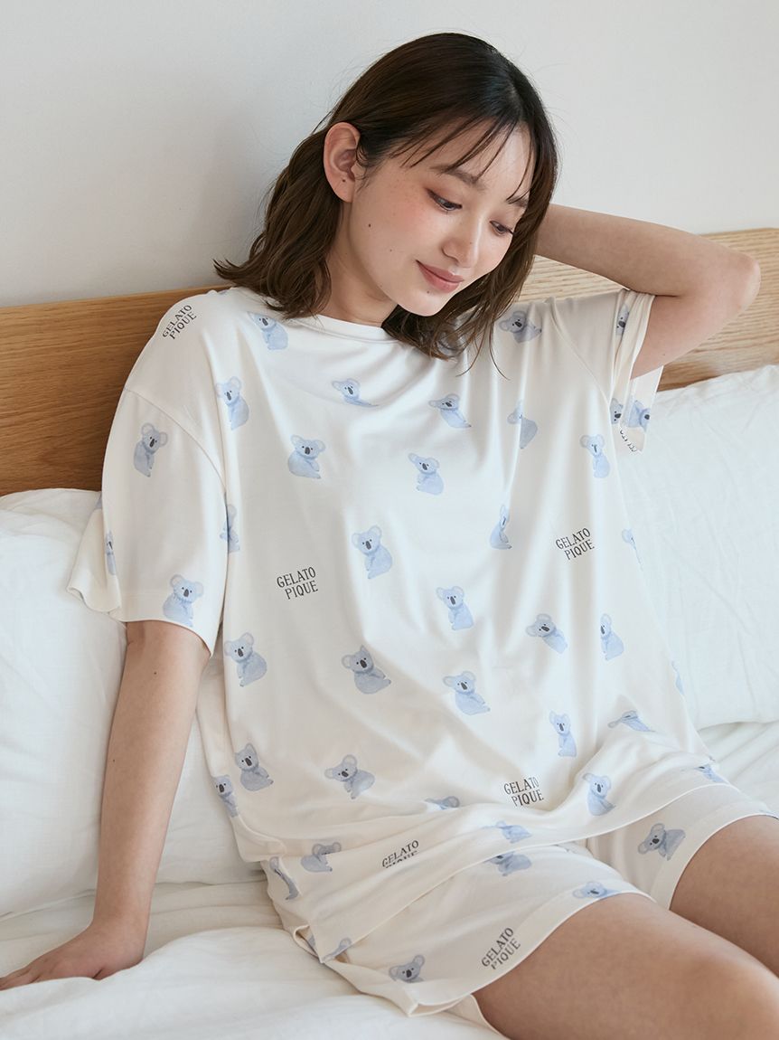 接触冷感】コアラ柄ショートパンツ(ショートパンツ)｜ルームウェア