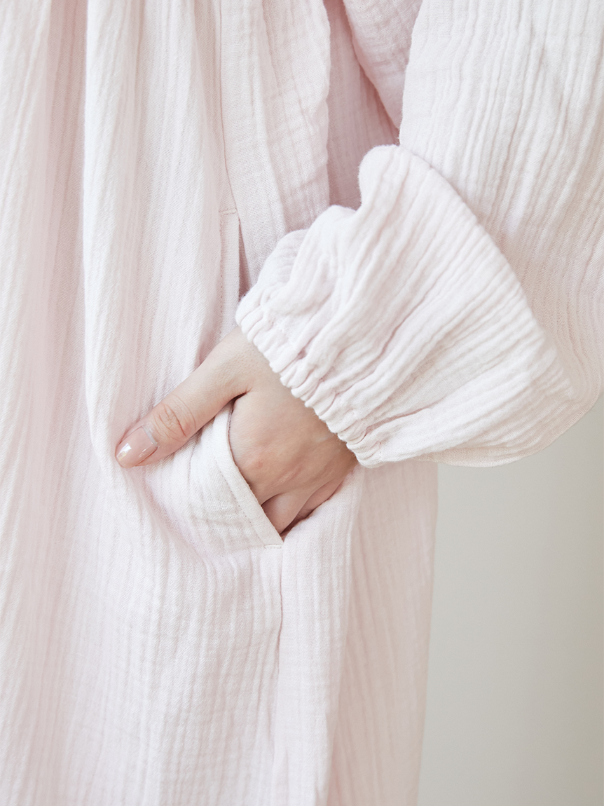 マタニティガーゼワンピース(ワンピース)｜ルームウェア・パジャマ通販