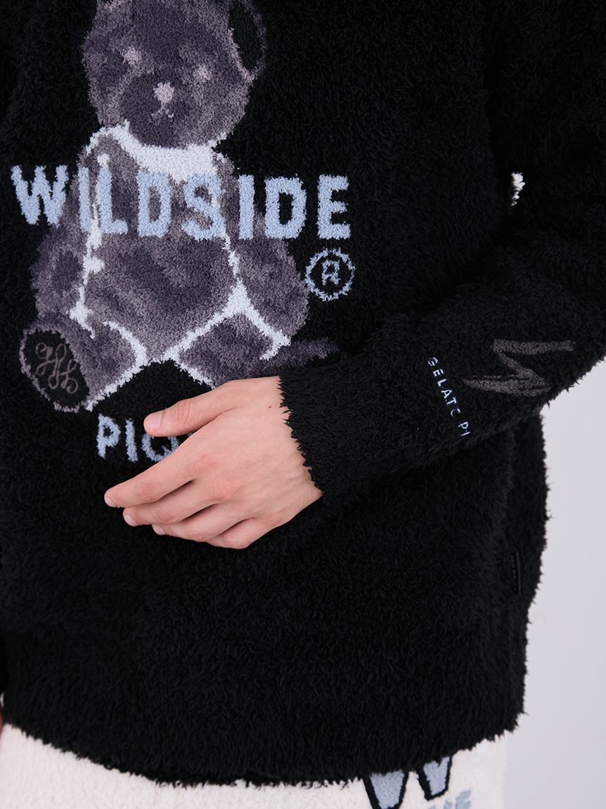 WILDSIDE】【UNISEX】ジェラートベアジャガードプルオーバー(トップス