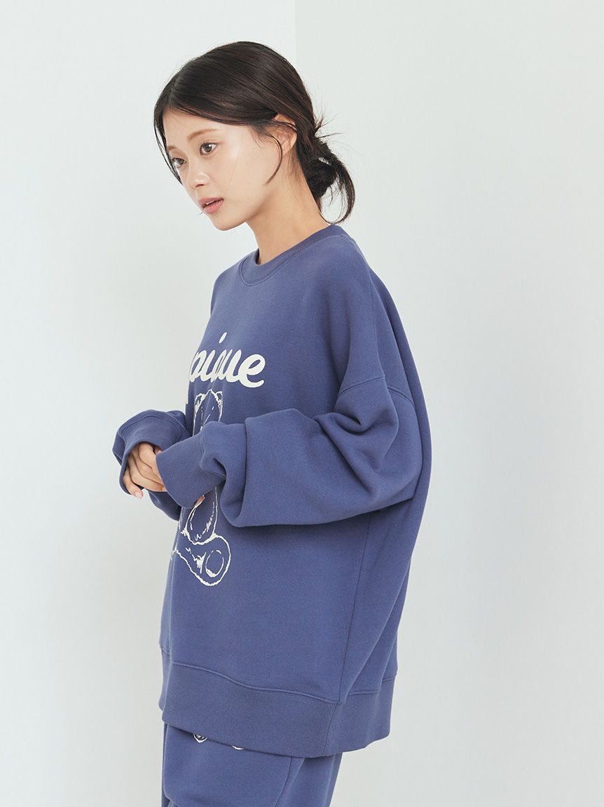 UNISEX】裏毛ワンポイントプルオーバー(トップス)｜ルームウェア