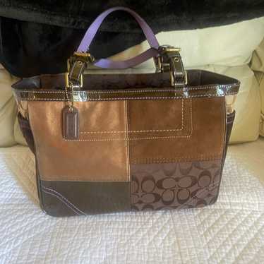 Coach tote bag patchwork - Gem
