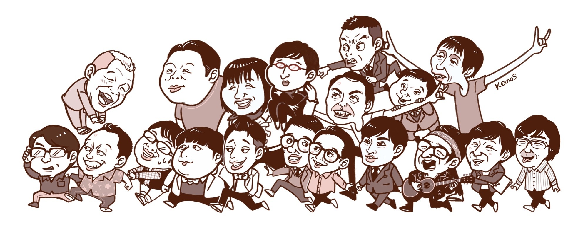 芸人さん似顔絵 - GENSEKI