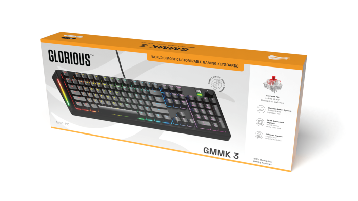 Glorious から新型メカニカルキーボード「GMMK3」の登場！10億通り以上