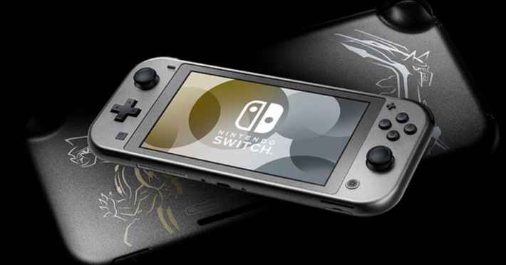 ディアルガ」「パルキア」が背面に描かれた特別デザインのSwitch Lite