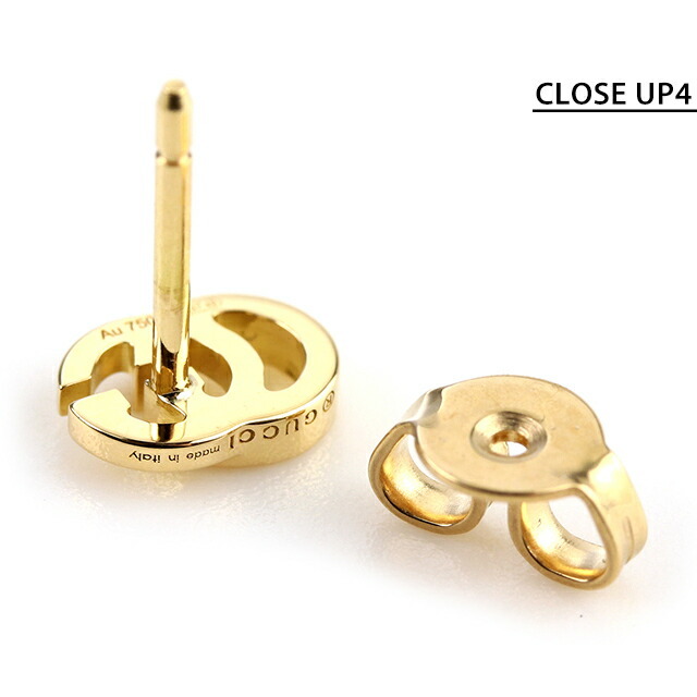 グッチ ピアス メンズ レディース ブランド GGランニング 18Kイエロー