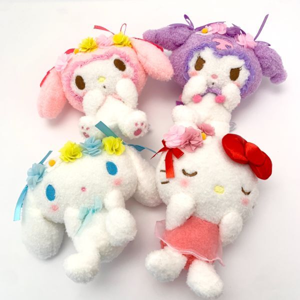 サンリオ ハローキティ サンリオ フラワーリボン S キティ ぬいぐるみ