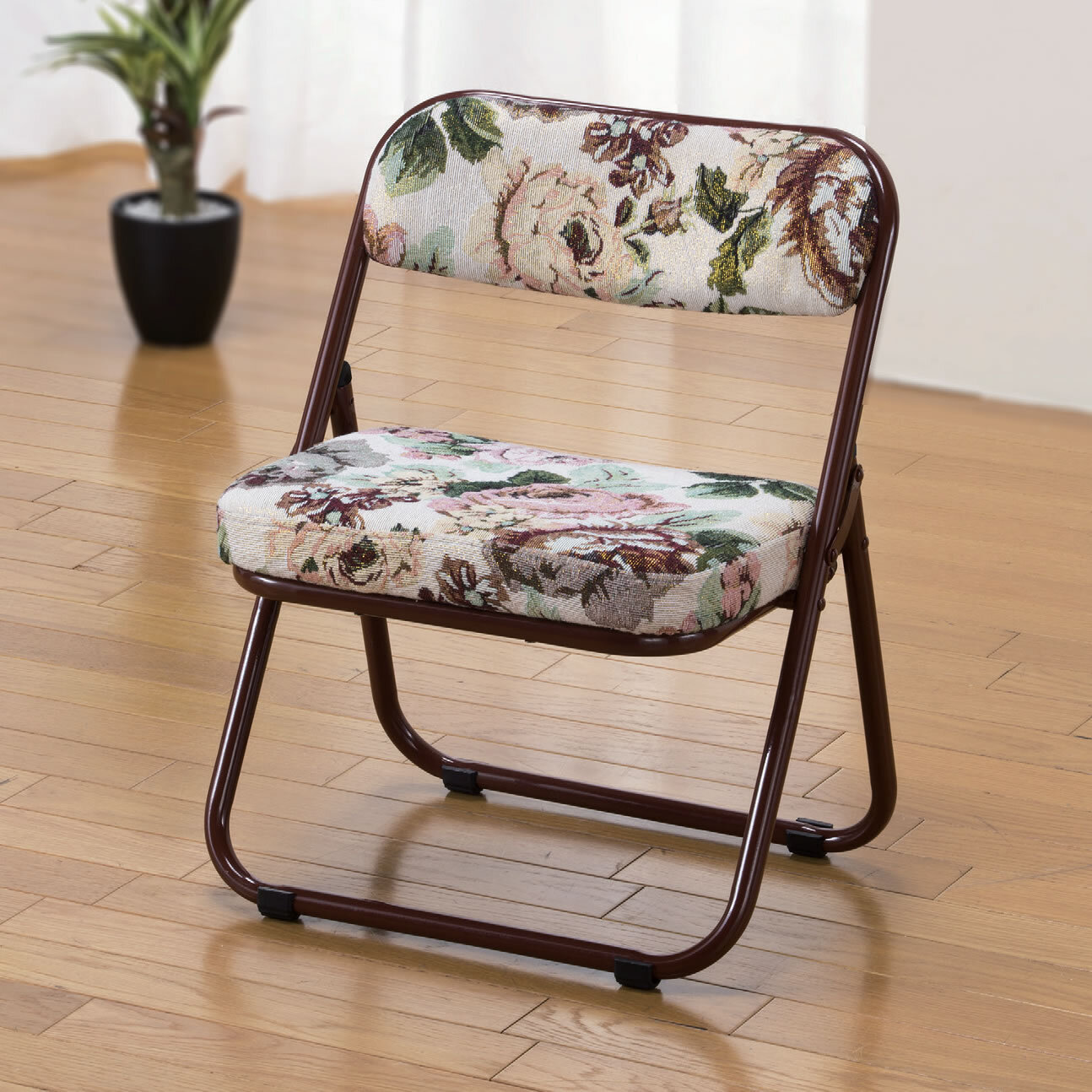 折りたたみ座椅子 ローチェアー 完成品 座面低め 正座が出来ない人用