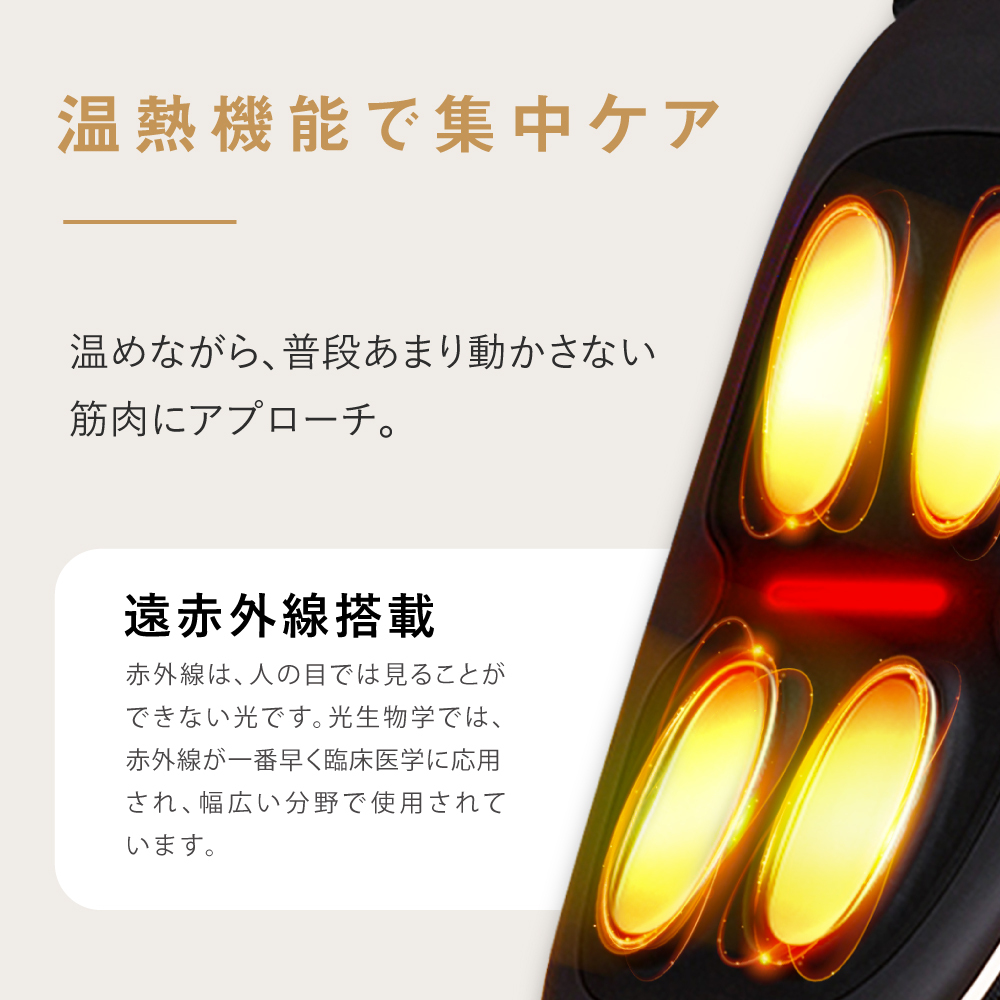 NIPLUX公式】正規品 WAISTUPLUSマッサージ器 腰ベルト 腰を温める