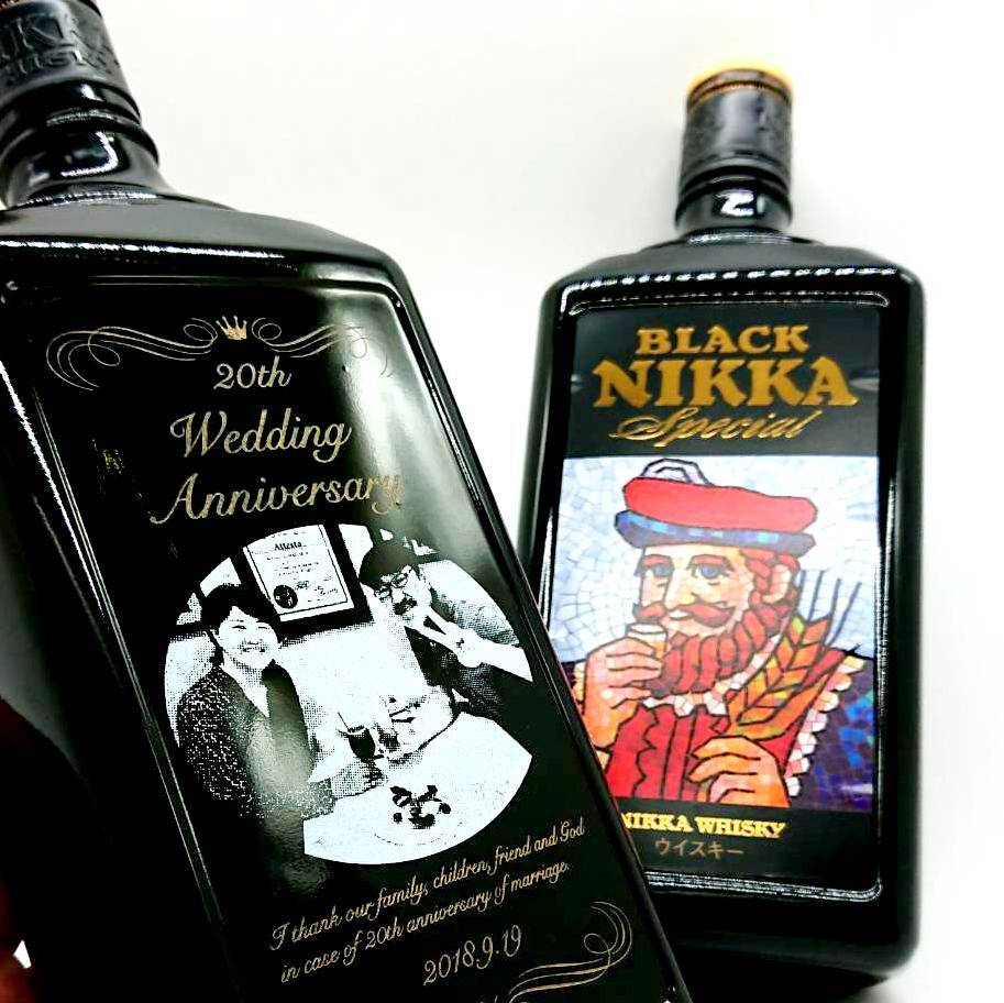名入れ写真彫刻】ブラックニッカスペシャル 720ml 名入れギフト 写真