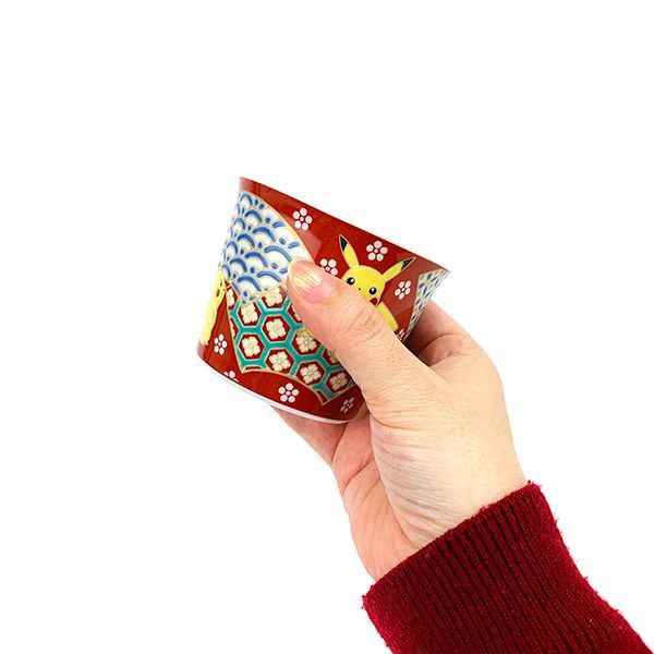 ポケットモンスター ピカチュウ 九谷焼そばちょこ 金襴扇面小紋 食器