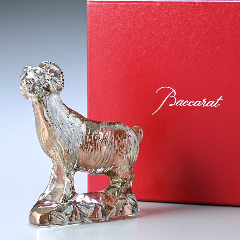 バカラ クリスタルフィギュア ゾディアック 干支 未(羊) ヒツジ
