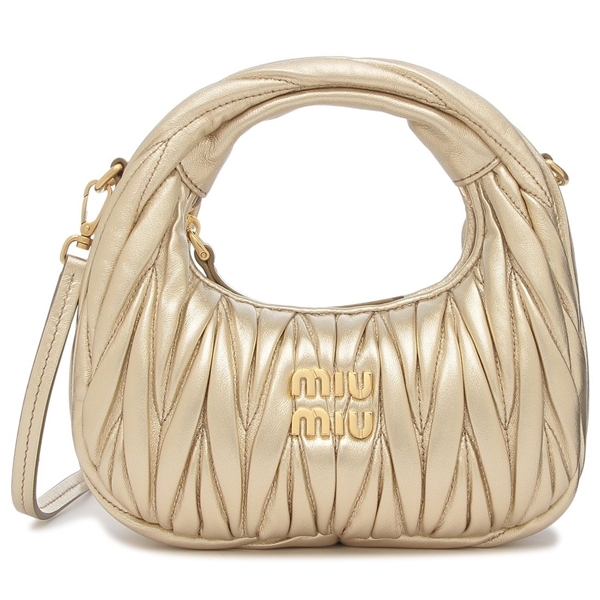 ミュウミュウ ハンドバッグ ショルダーバッグ マテラッセ ワンダー