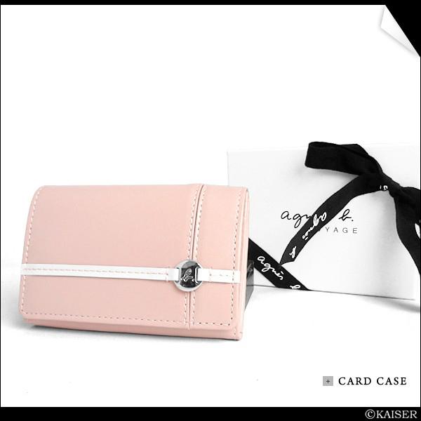 アニエスベー 名刺入れ カードケース アニエス アニエス・べー ピンク