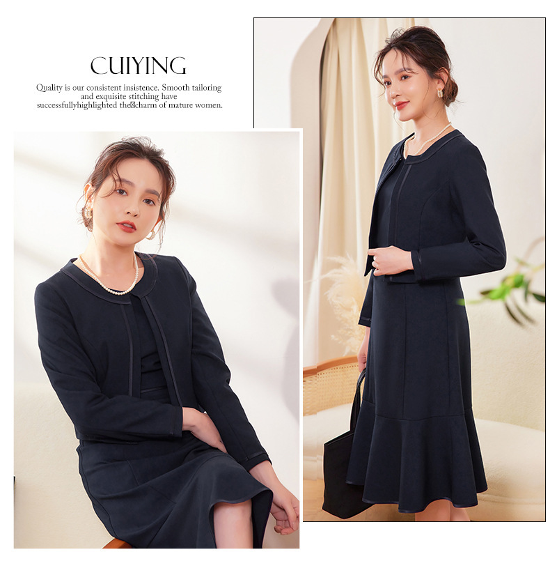 卒業式 入学式 葬式 スーツ ママ ママスーツ 母 【2点レディセット