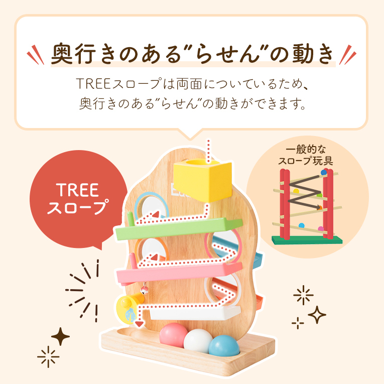 名入れ無料 木のおもちゃ 知育玩具 スロープ 赤ちゃん おもちゃ 1歳 1