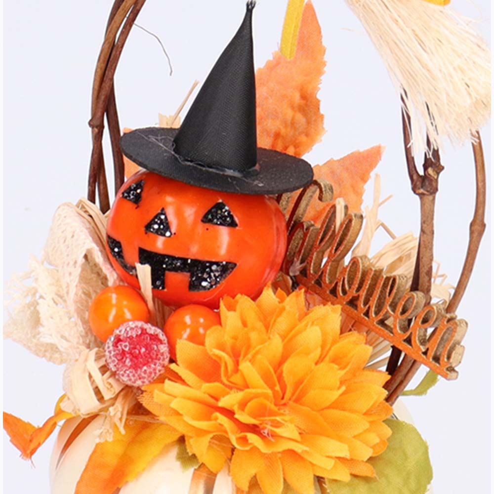 オブジェ インテリア ハロウィン ジャックオランタン 白パンプキン