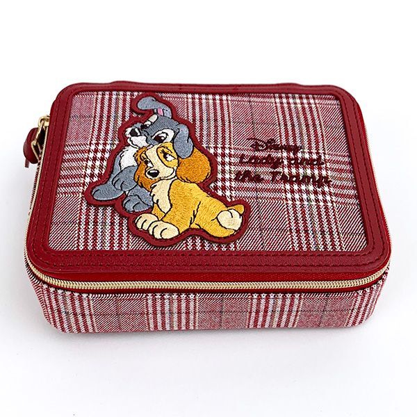 ディズニー クラシックチェックポーチ レディ わんわん物語 ポーチ
