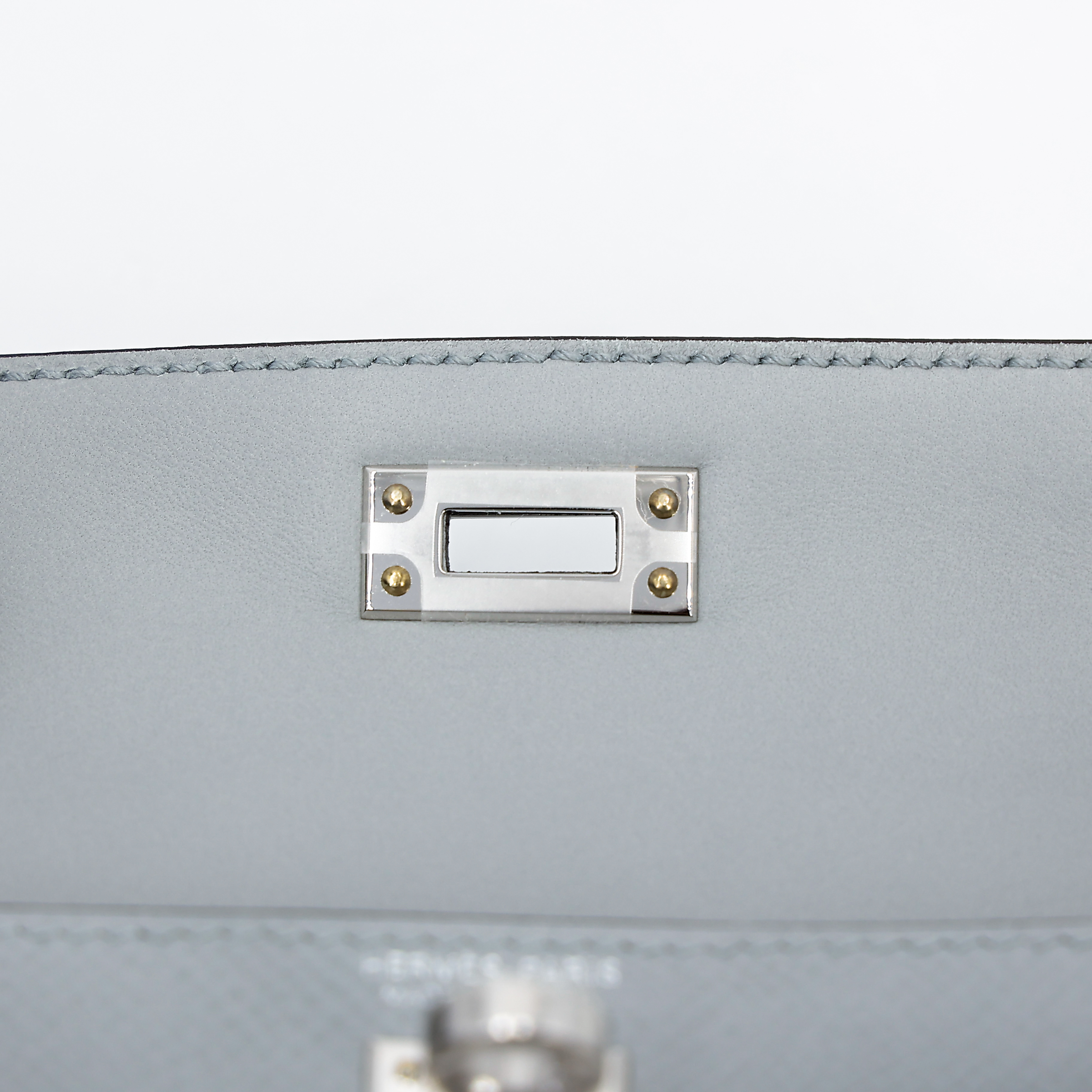 ランク N 新品 HERMÈS エルメス ミニケリー2 ブルーグラシエ (8U