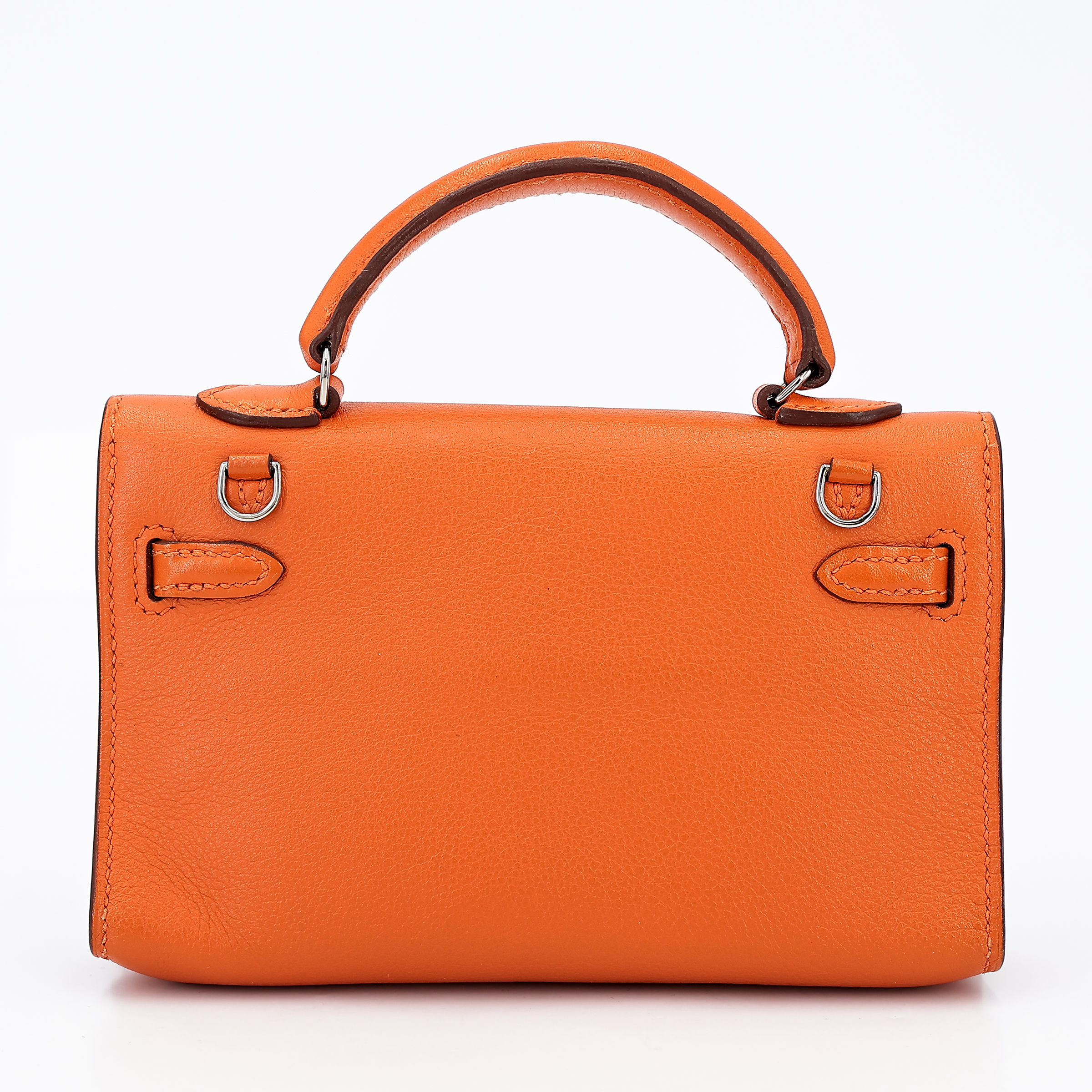 ランク A HERMÈS エルメス タイニーケリー オレンジ (93) エバーカラー