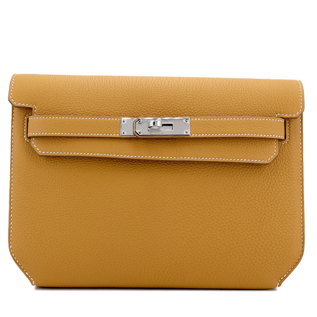 ランク N 新品 HERMÈS エルメス ケリーデペッシュ25 ナチュラルサブレ