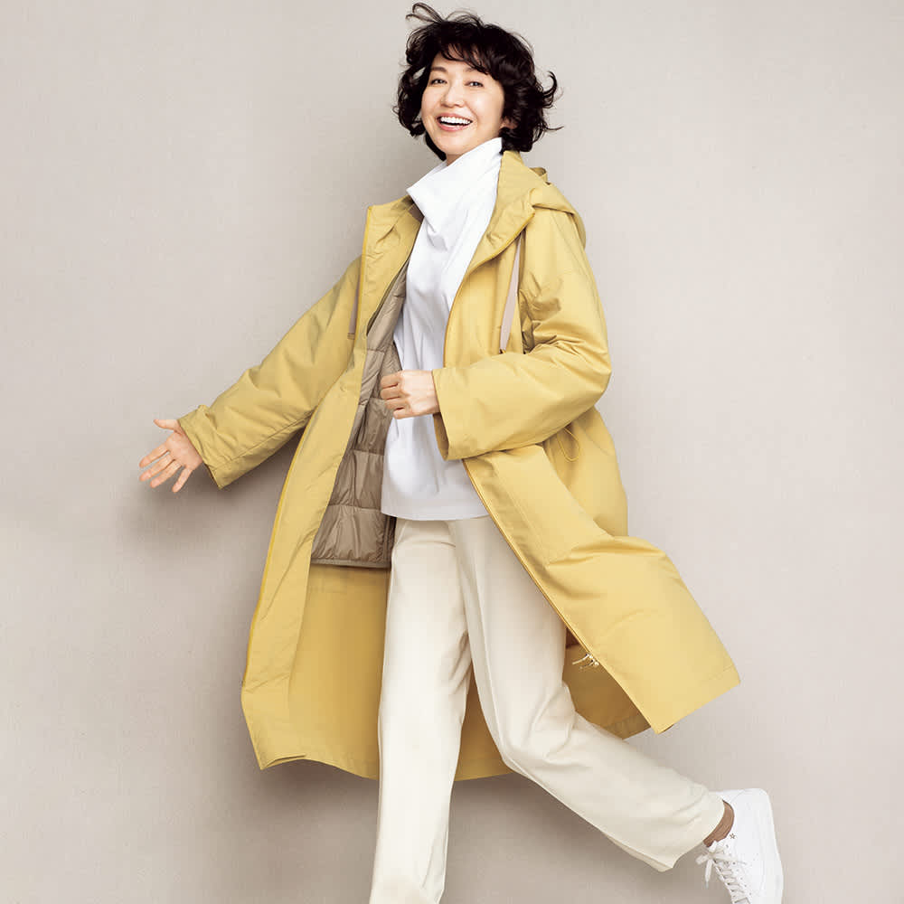 中わたライナー付き はっ水加工モッズ風コート 通販 - ディノス