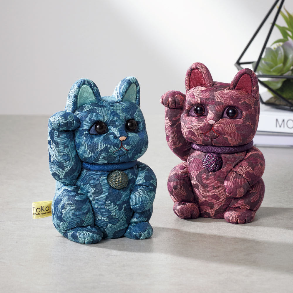 柿沼人形〉カモフラージュ柄招き猫 通販 - ディノス