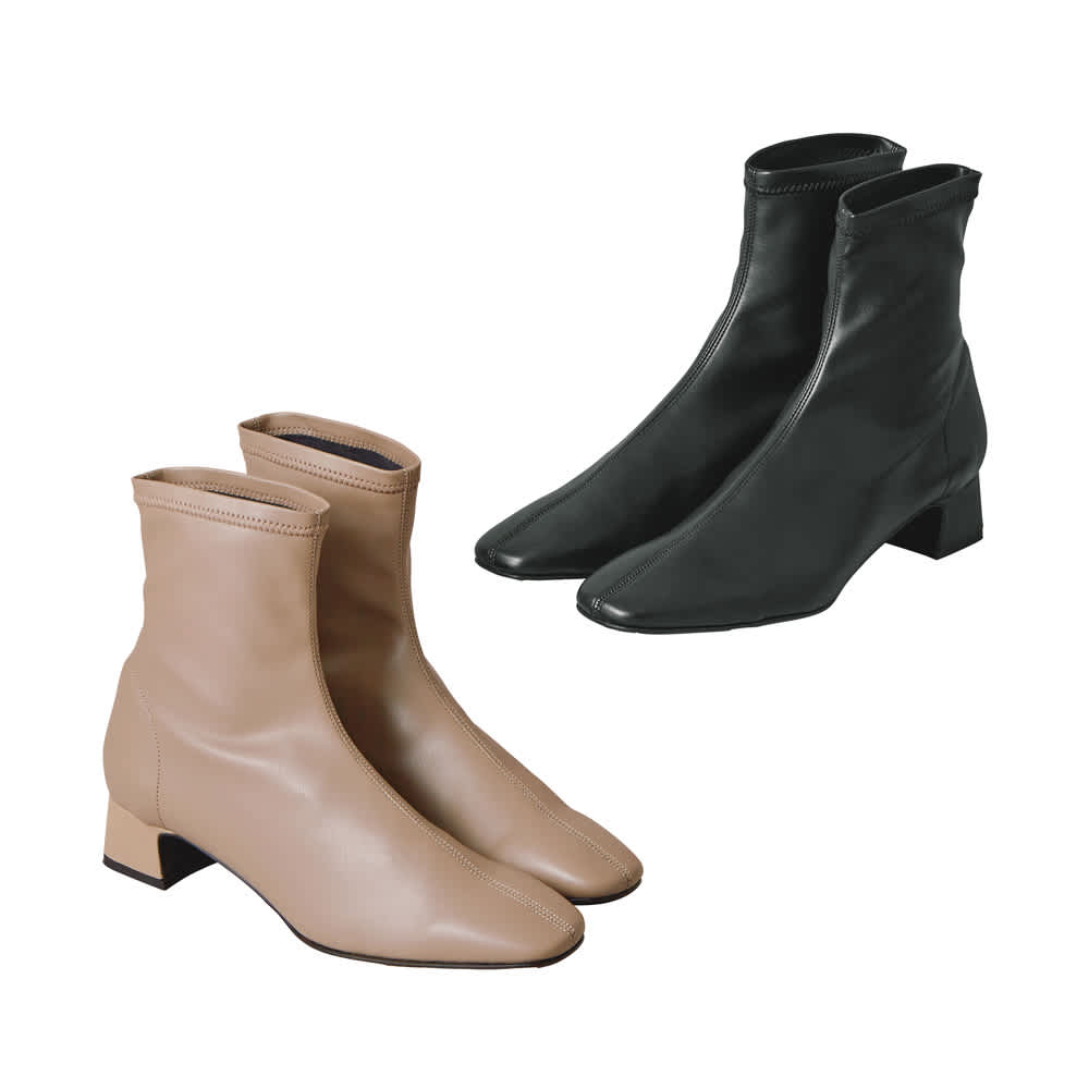 FABIO RUSCONI/ファビオルスコーニ ストレッチ ショートブーツ