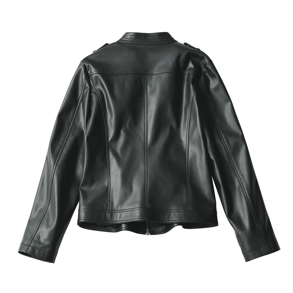 レザー調 スタッズ付き ライダースジャケット 通販 - ディノス