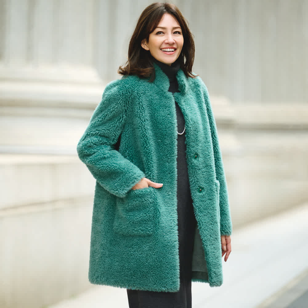 ファーコート・ムートンコート 40代50代60代からのレディース 通販