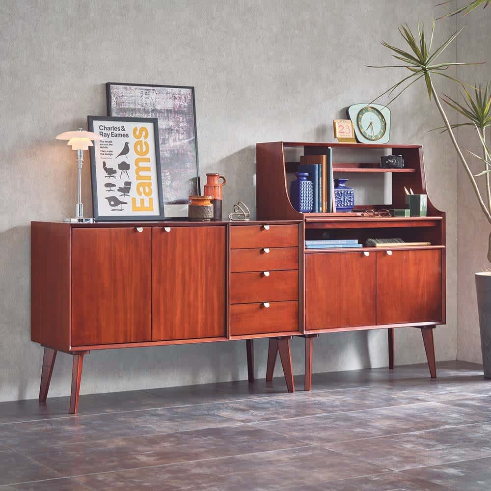 北欧ビンテージ風Vライティングデスク 通販 - ディノス