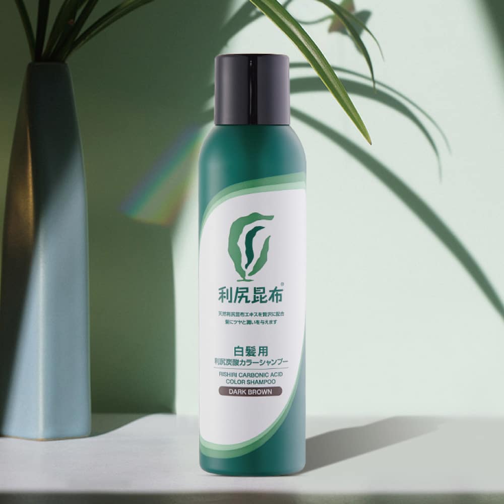 利尻」ヘアカラーシリーズ 炭酸カラーシャンプー180g 通販 - ディノス