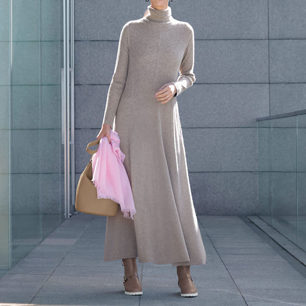 カシミヤ ワンピース 通販 - ディノス