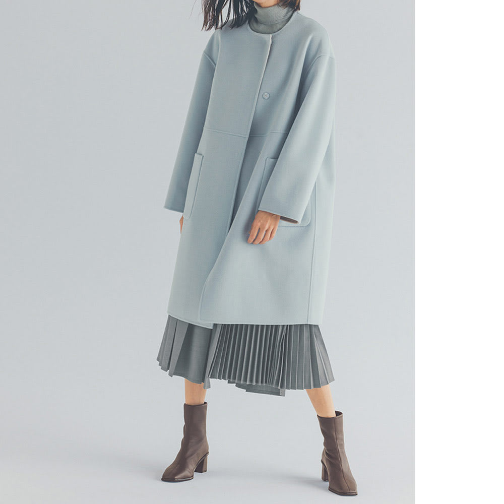 リバー縫製ダブルフェイス 配色 リバーシブルコート 通販 - ディノス