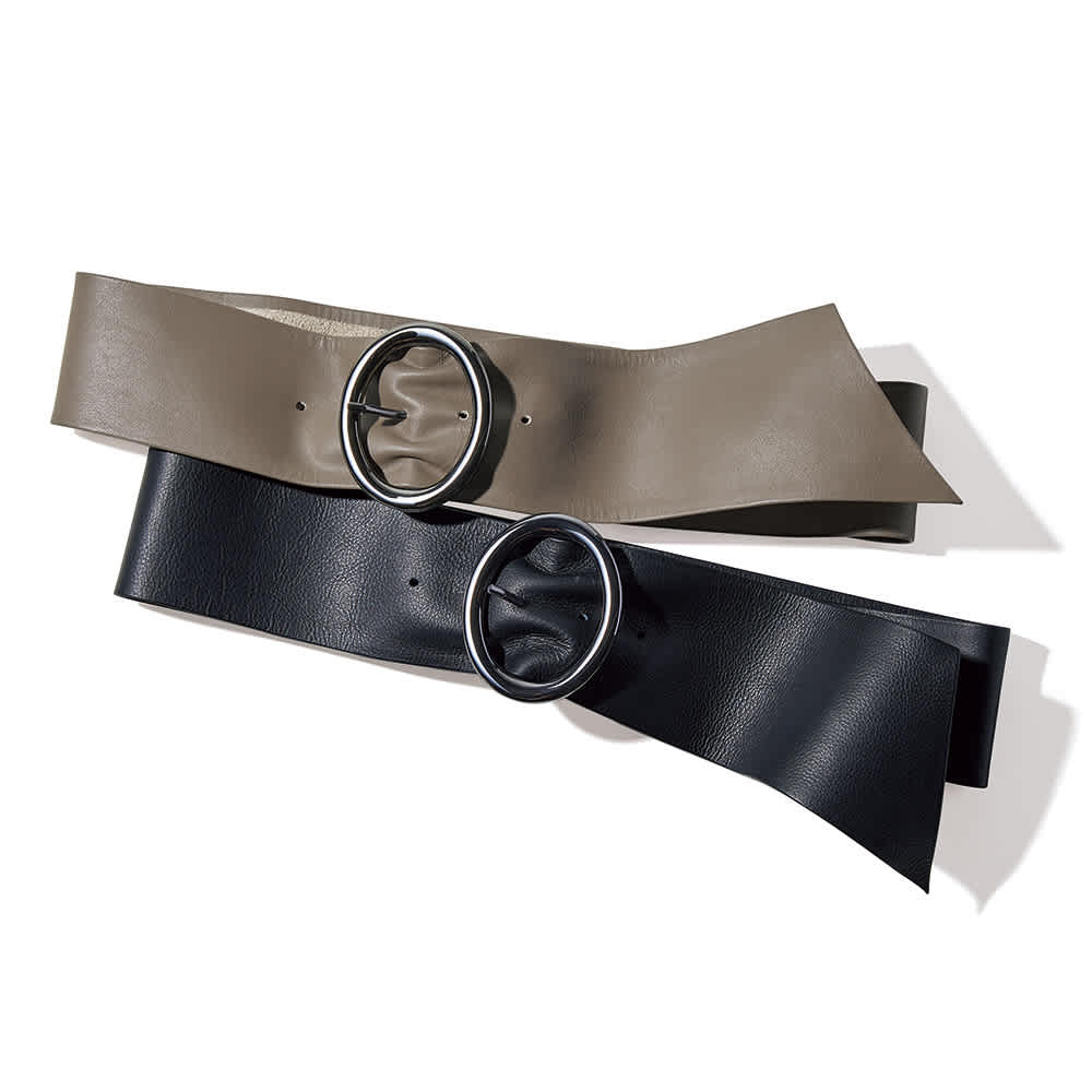 Gianni Pizzini/ジャンニピジーニ レザー サッシュベルト（イタリア製