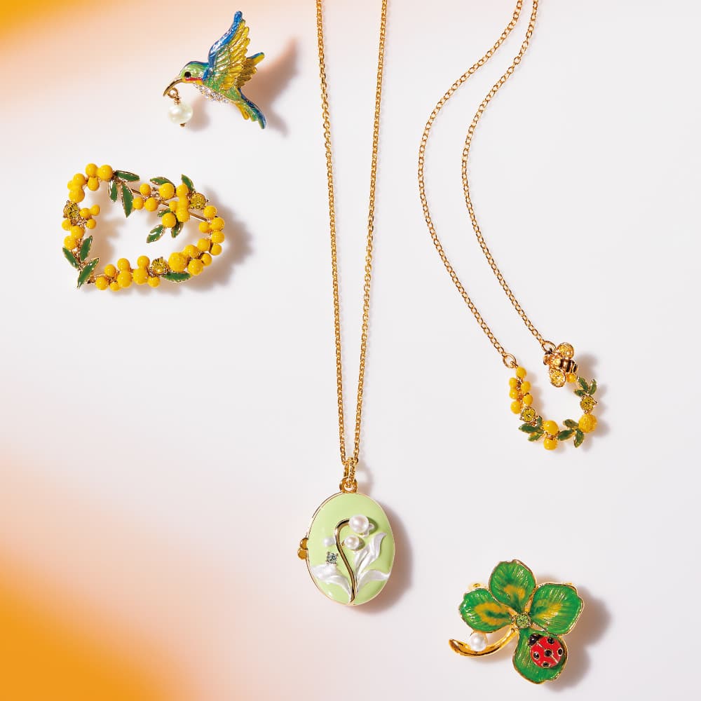 VENDOME BOUTIQUE/ヴァンドームブティック ミモザブローチ 通販 - ディノス