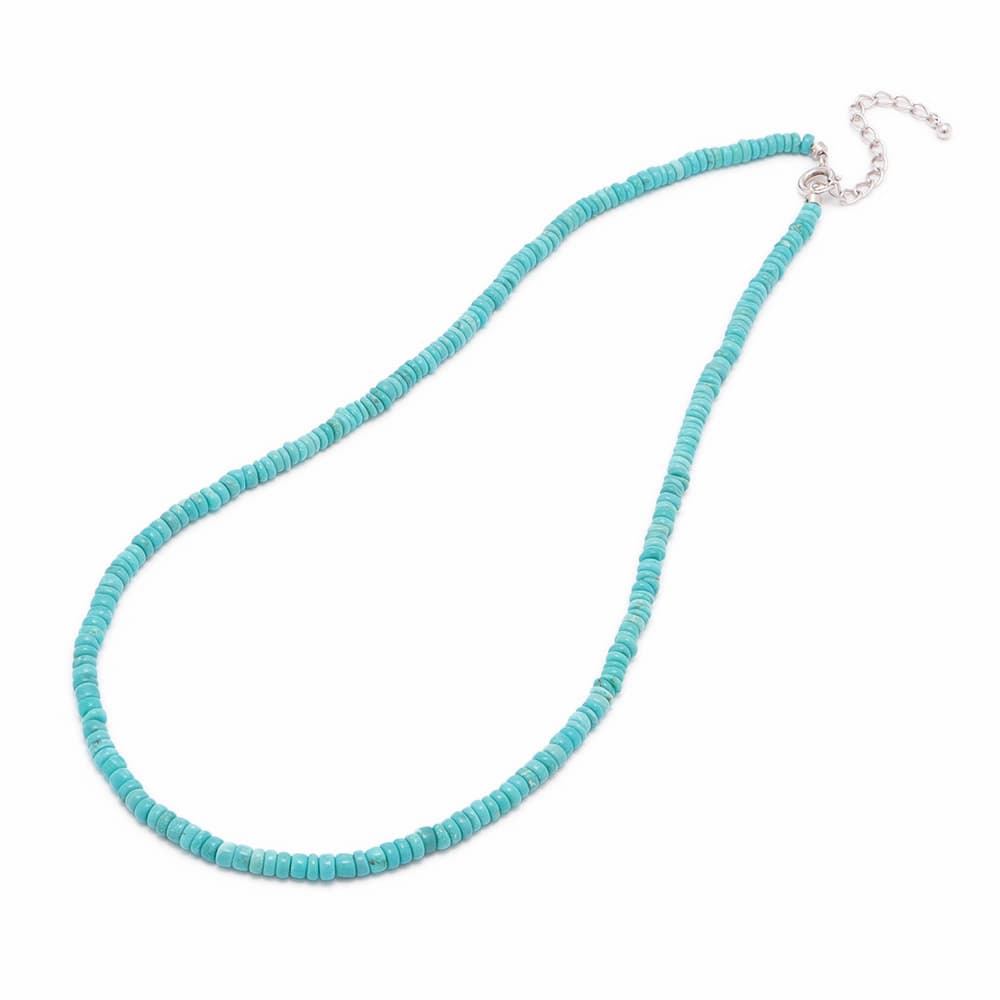 SV ナチュラルターコイズ ネックレス 通販 - ディノス