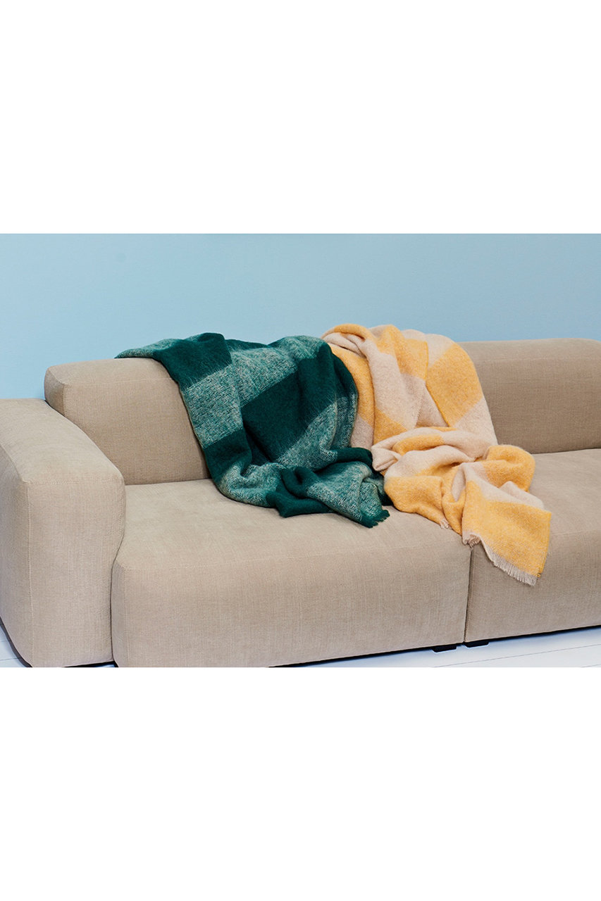 HAY(ヘイ)｜Mohair Blanket/Green の通販｜ELLESHOP・(エル・ショップ