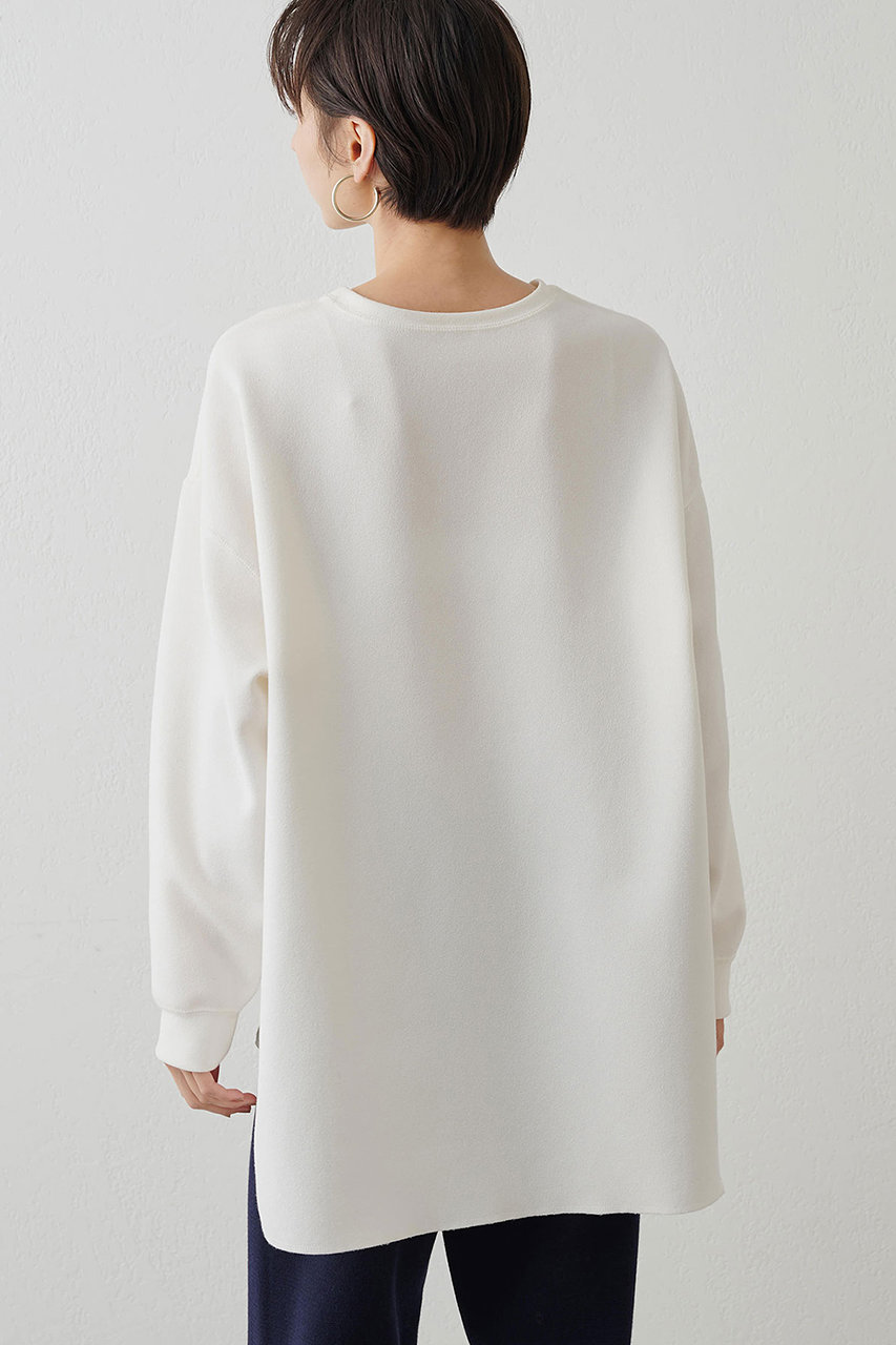 Whim Gazette(ウィム ガゼット)｜Vガゼットプルオーバー/オフホワイト