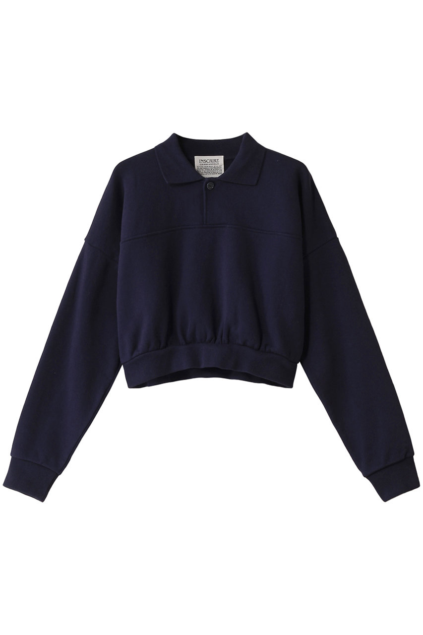 INSCRIRE(アンスクリア)｜Vintage スウェットショート プルオーバー