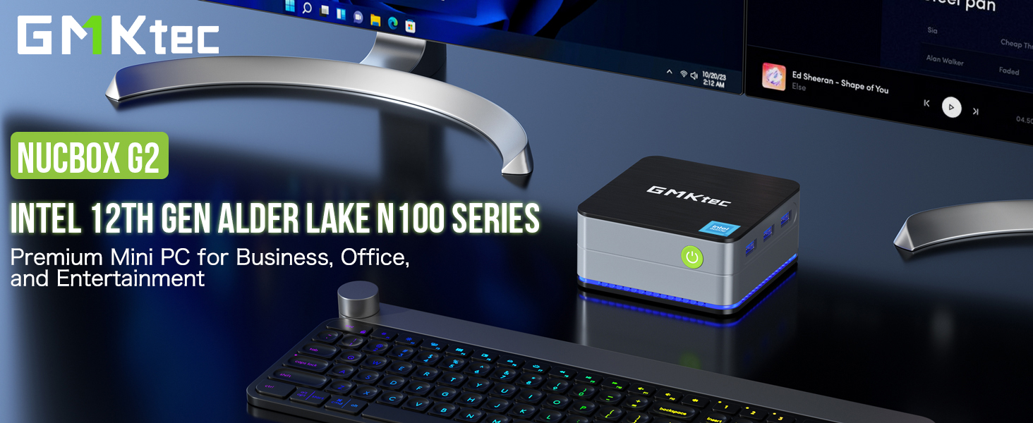Intel 12th Alder Lake N100 Mini PC--NucBox G2