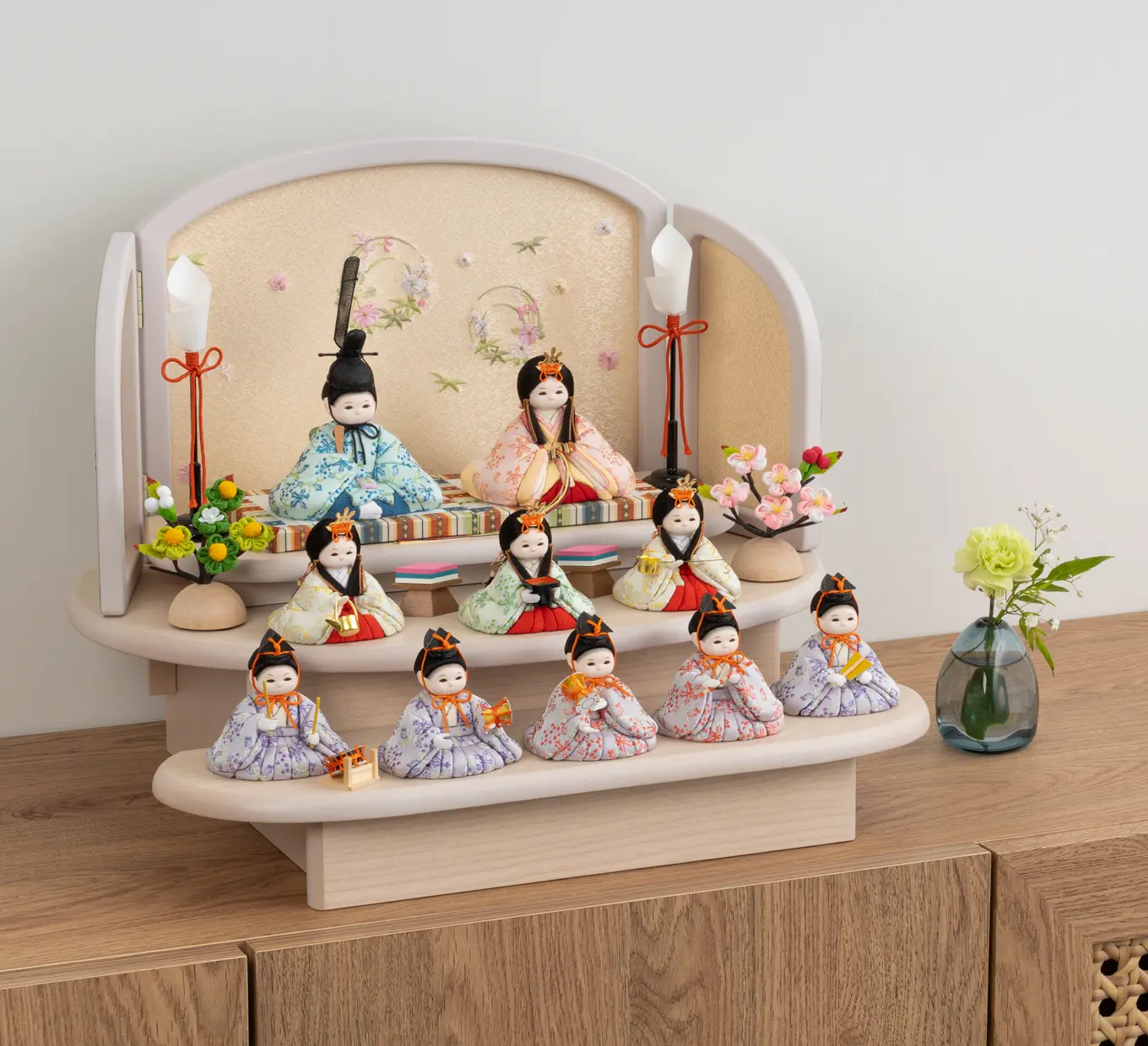 雛人形「まいまい 華ぶどう」｜雛人形の通販 ふらここ