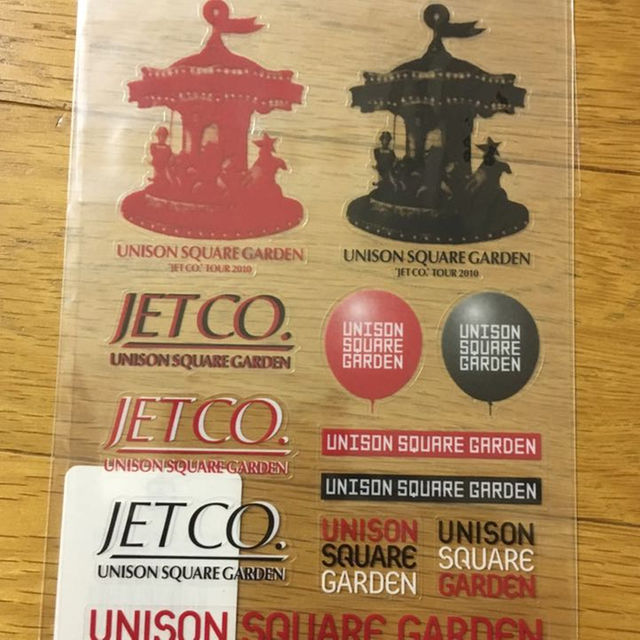 UNISON SQUARE GARDEN JET CO.ステッカー 初期の通販 by きみどり｜ラクマ