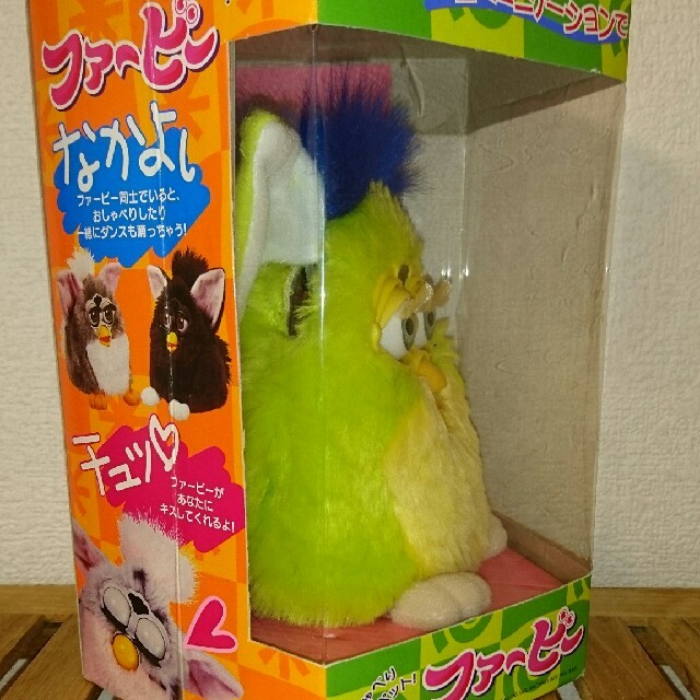 Takara Tomy - 【新品未開封】ファービー 日本語版 初代 黄緑×青の通販