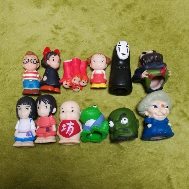 ジブリ - スタジオジブリ 指人形12体セット 千と千尋の神隠し トトロ