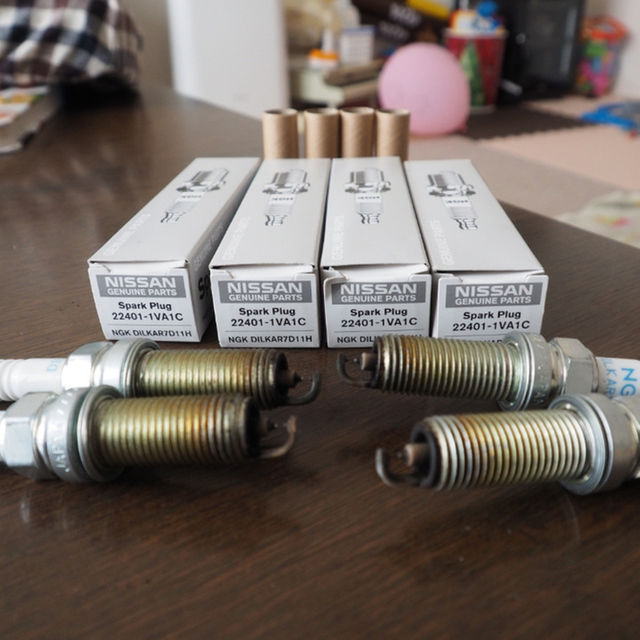 日産純正スパークプラグ C27セレナ等 4本 新品 22401-6CT1C DXE22H11C
