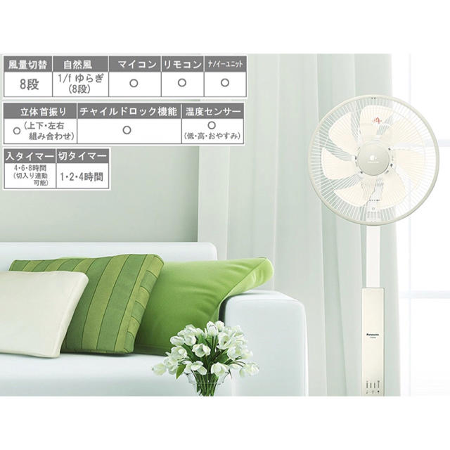 中古 Panasonic パナソニック F-CP339 扇風機 パナソニック F-CU339