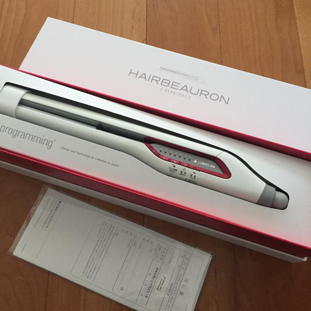 リュミエリーナ ヘアビューロン ストレート HBRST-G ヘアアイロン