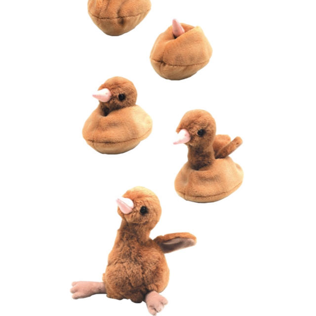 日本野鳥の会 ☆ タンチョウのヒナ・タマゴにもなるぬいぐるみ♫の通販